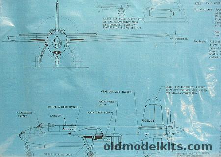 Execuform 1/72 Douglas XB-42 Mix Master plastic model kit